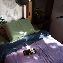Load image into Gallery viewer, Organic French linen pillow case and bedding in mix and match colors
