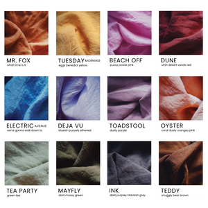 Color Guide for Wakefall Linen